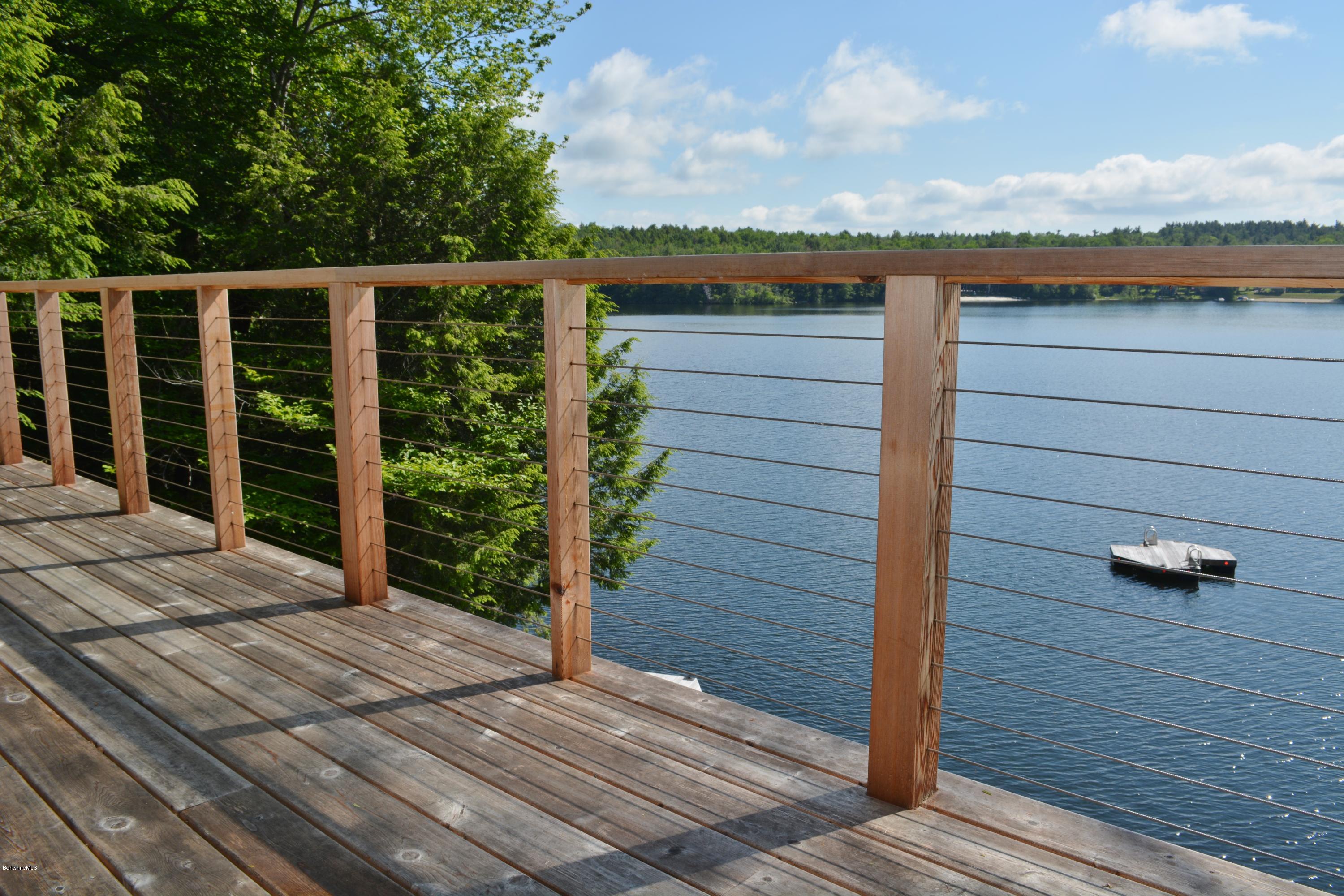 304 South Cove Road Becket, MA 01223 - Photo 8 of 27 Deck & Lake