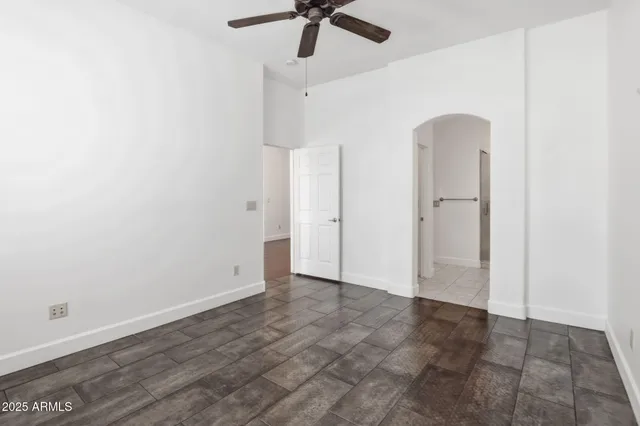 wooden floor in an empty room