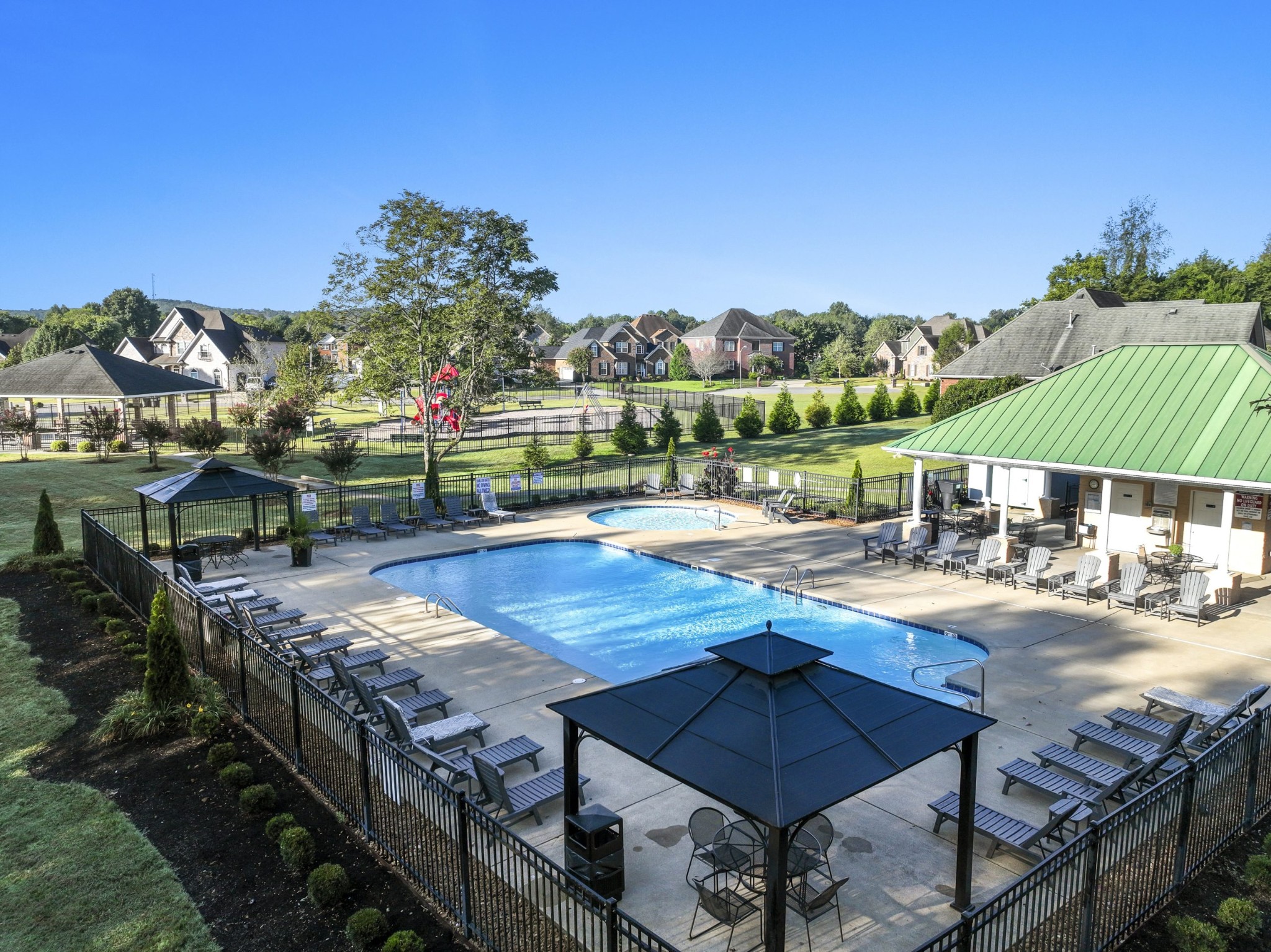 203 Savannah Ridge Murfreesboro, TN 37127 - Photo 58 of 60 a view of a swimming pool with a patio