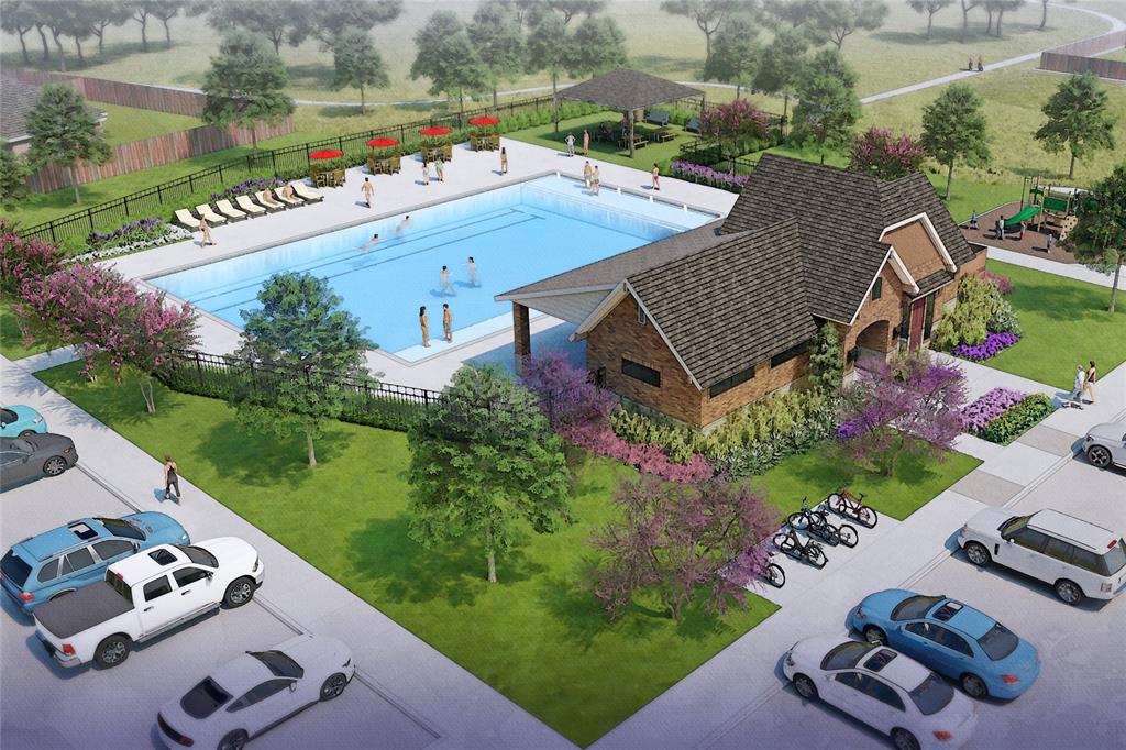 1124 Hackberry Lane Crowley, TX 76036 - Photo 4 of 15 an aerial view of a house with garden space and street view