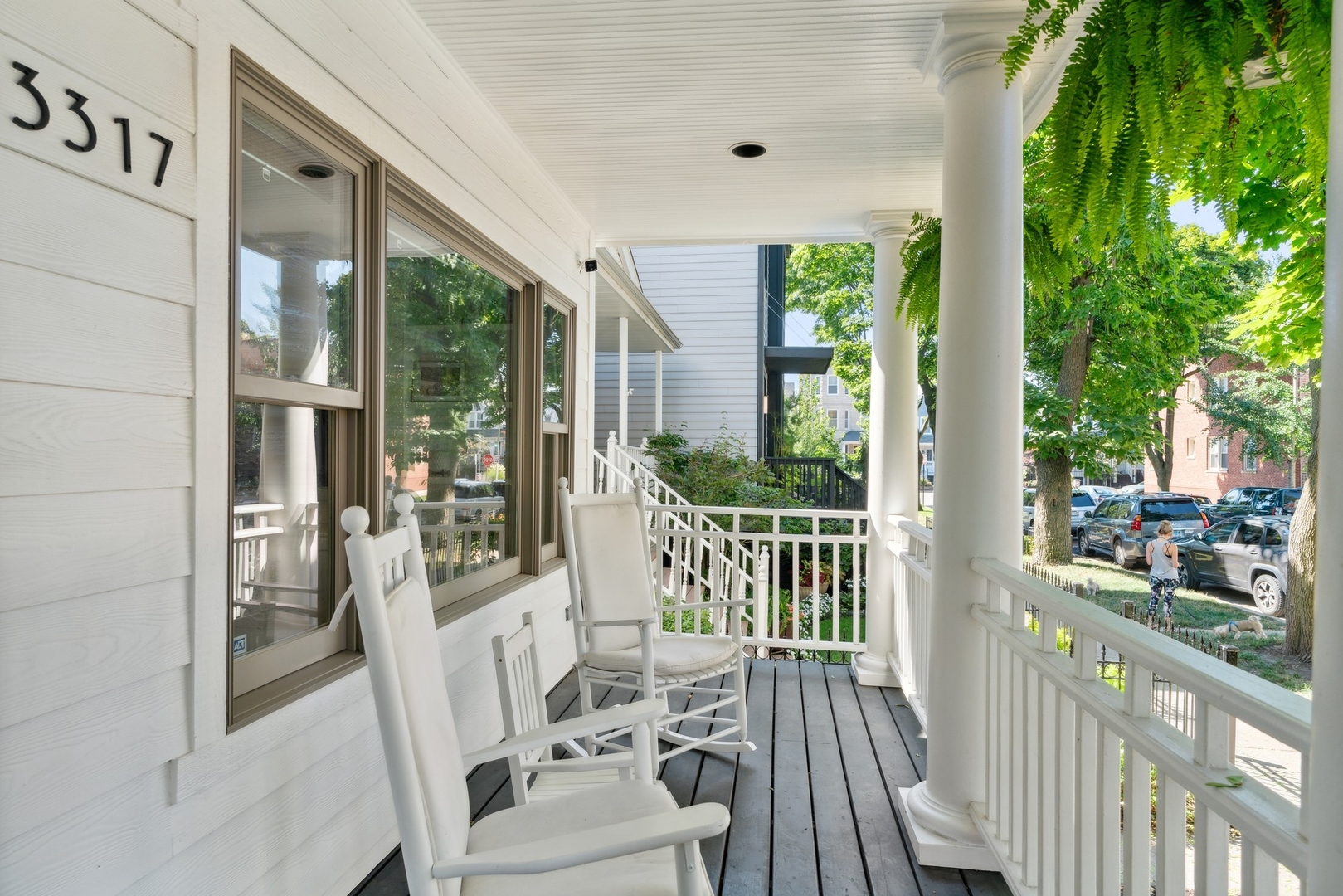 3317 North Bell Avenue Chicago, IL 60618 - Photo 2 of 30 a view of a balcony dining room and wooden floor