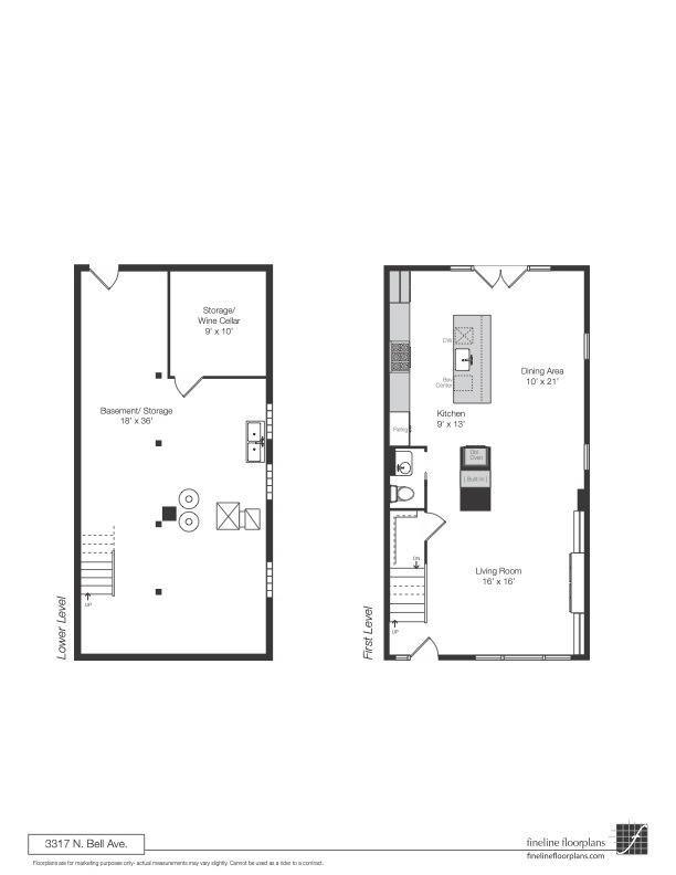 3317 North Bell Avenue Chicago, IL 60618 - Photo 28 of 30 a picture of a floor plan
