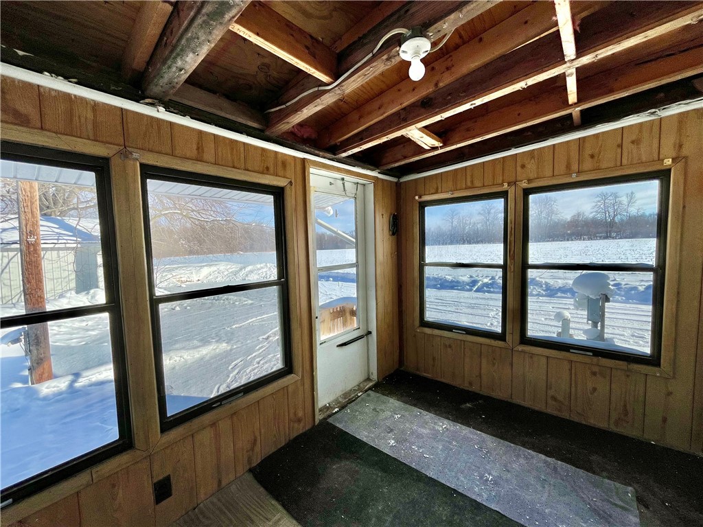 9207 Wayne Center Road Rose, NY 14489 - Photo 24 of 24 Rear enclosed porch/entrance way.