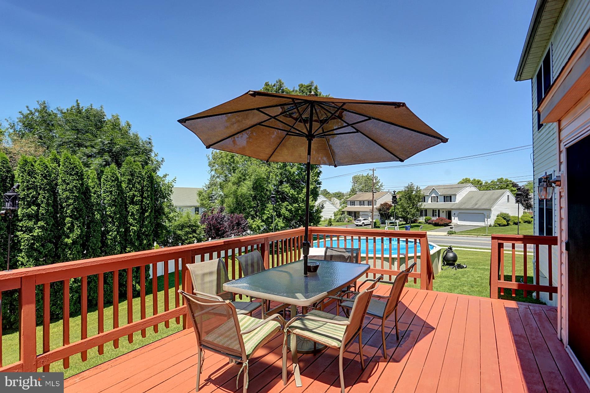 500 Augusta Drive West Sinking Spring, PA 19608 - Photo 5 of 32 great deck overlooking pool