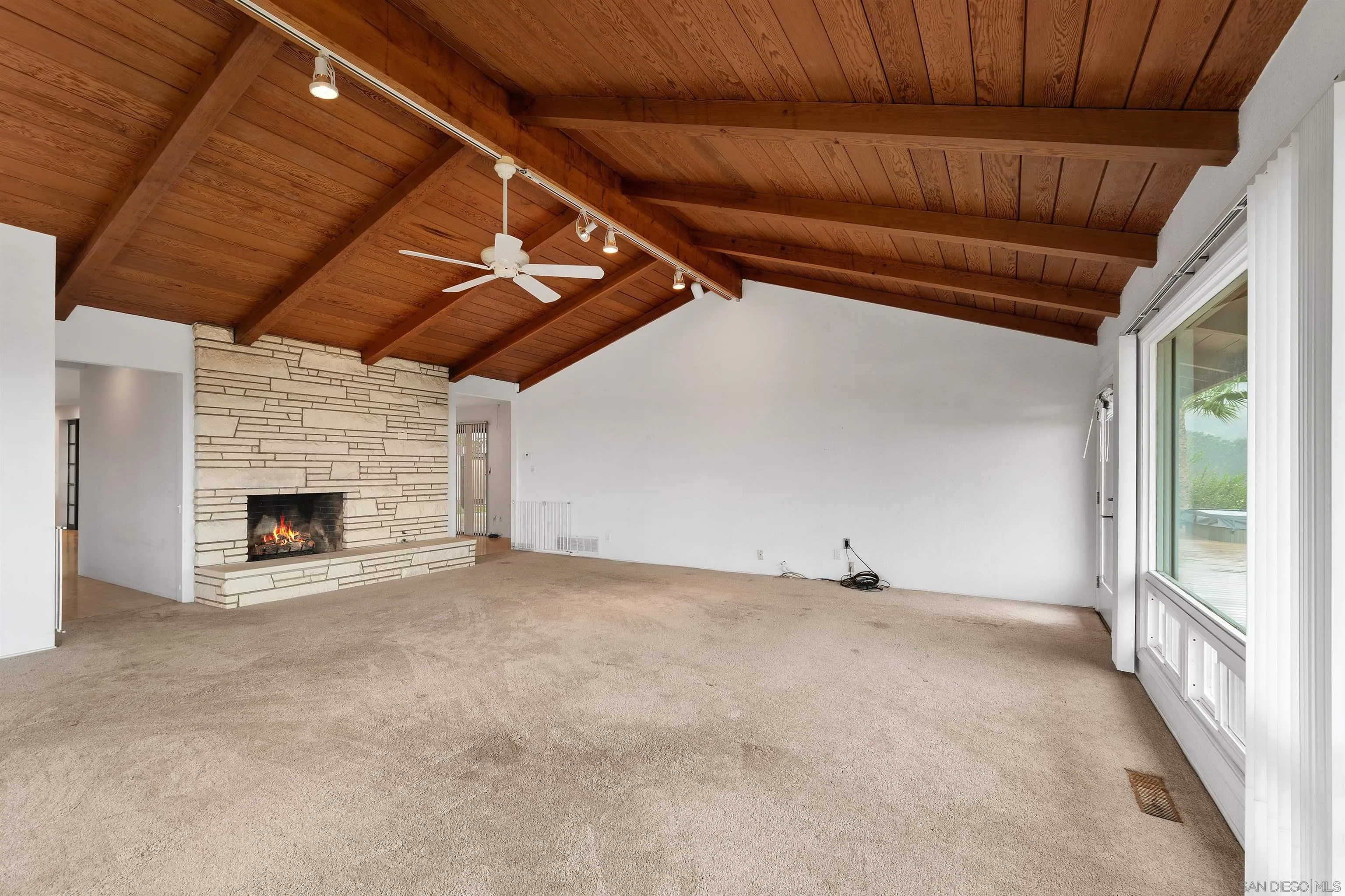 2435 Paseo Dorado La Jolla, CA 92037 - Photo 11 of 40 a view of an empty room with a fireplace
