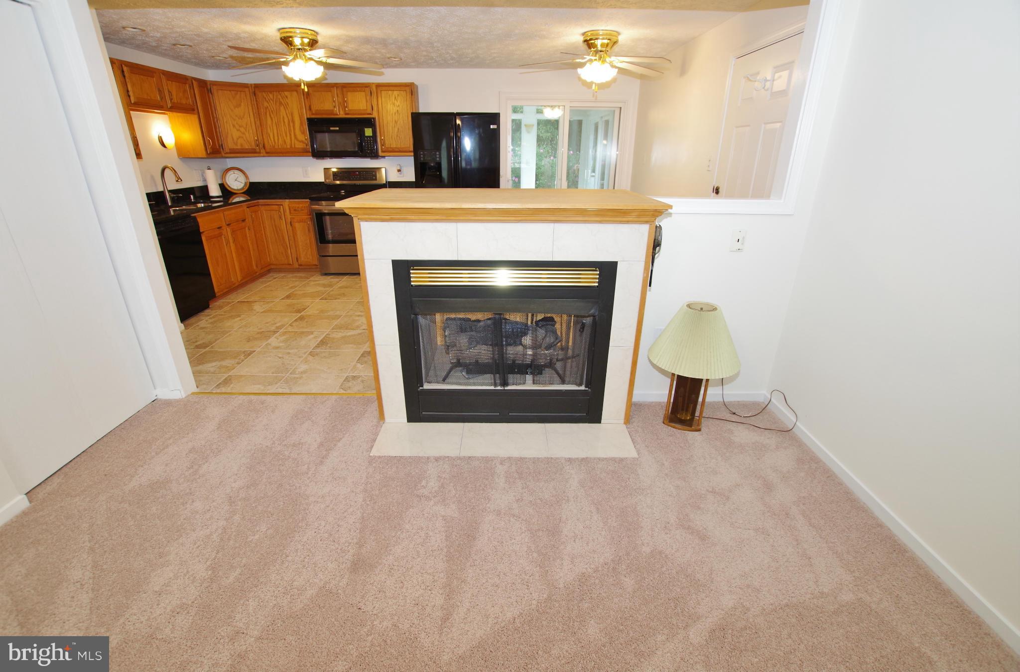 7312 Torran Rocks Way Gaithersburg, MD 20879 - Photo 7 of 30 Living Room Two Sided Fireplace