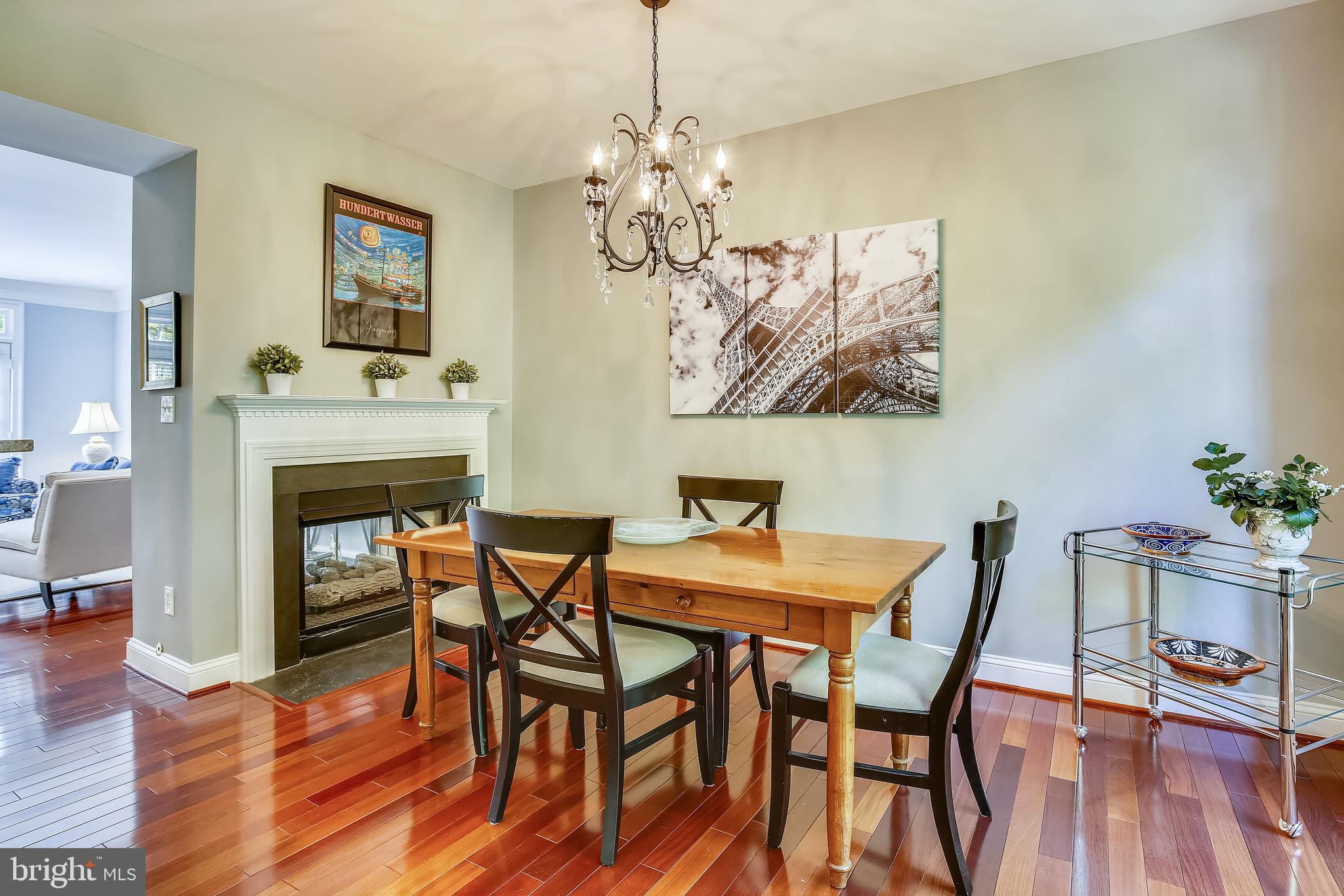 1346 Sundial Drive Reston, VA 20194 - Photo 13 of 39 Fireplace in the dining room