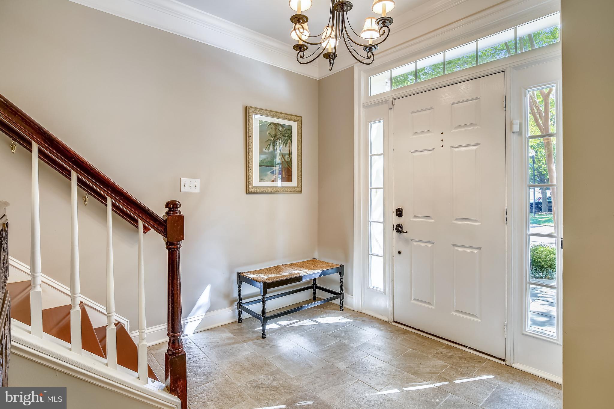 1346 Sundial Drive Reston, VA 20194 - Photo 4 of 39 Welcoming foyer with ceramic stone-like flooring