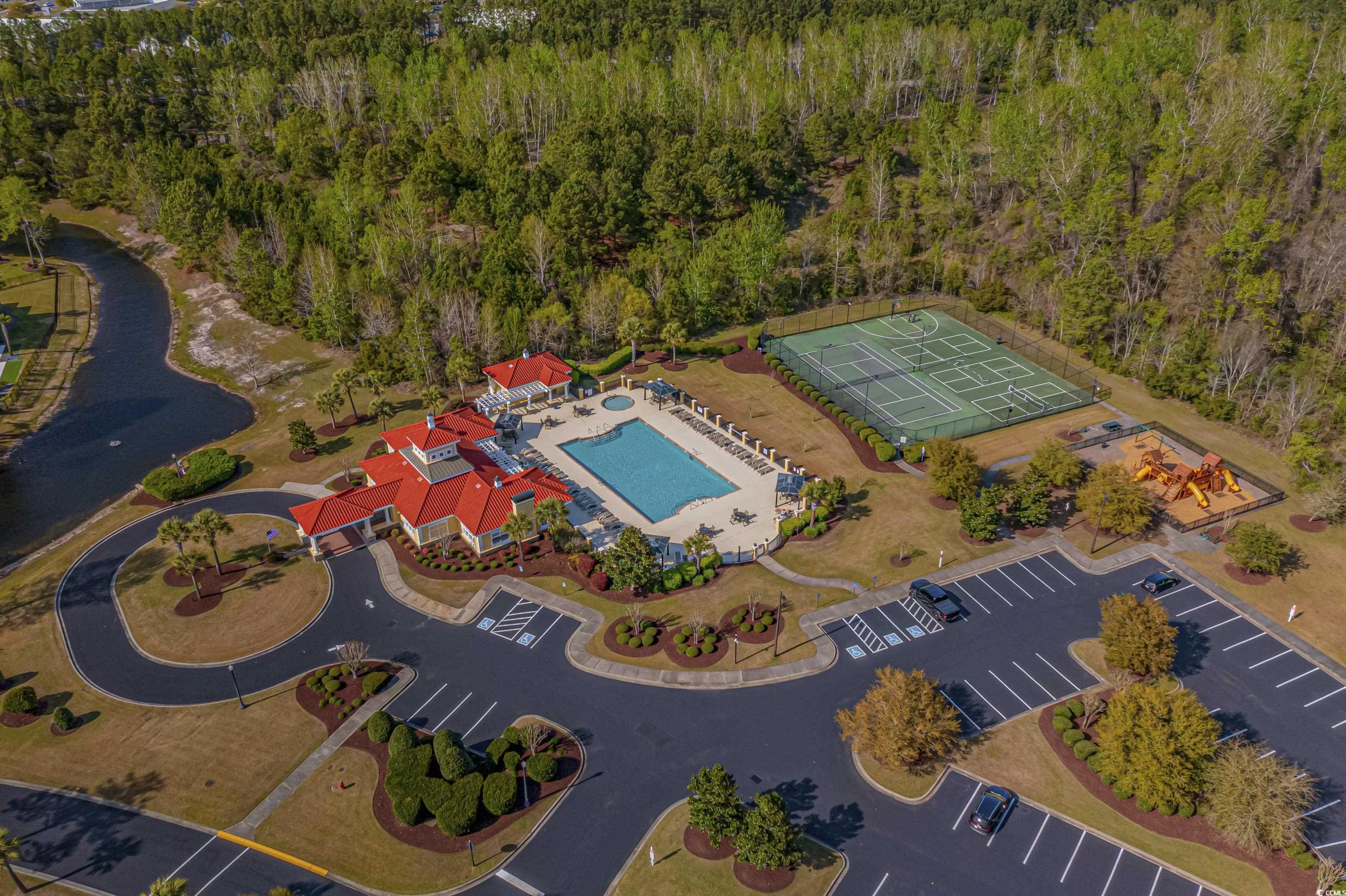 2000 Hideaway Point Myrtle Beach, SC 29579 - Photo 33 of 37 CLUBHOUSE, POOL WITH CABANAS, COURTS, PLAYGROUND