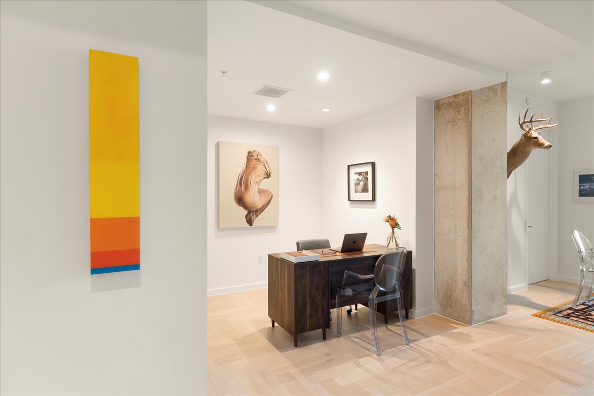 313 West 17th Street, Unit 1104 Austin, TX 78701 - Photo 5 of 40 Spacious den that offers the perfect flex space for a home office, creative studio, or private retreat. Natural light and clean lines make it as functional as it is inviting.