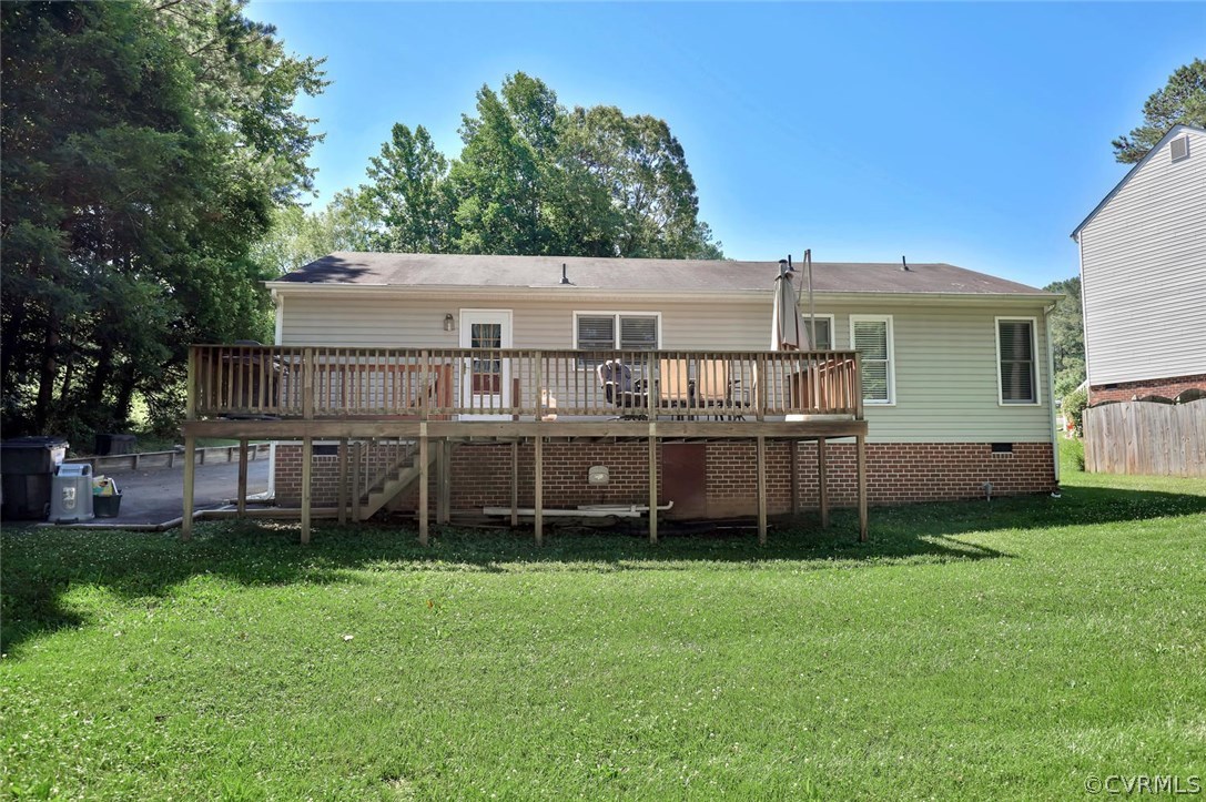 2606 Iverson Road Midlothian, VA 23112 - Photo 16 of 19 a view of a house with a backyard