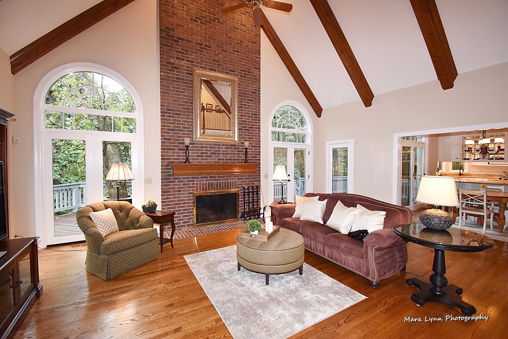 4N555 Hidden Oaks Road St. Charles, IL 60175 - Photo 15 of 41 a living room with furniture and a fireplace
