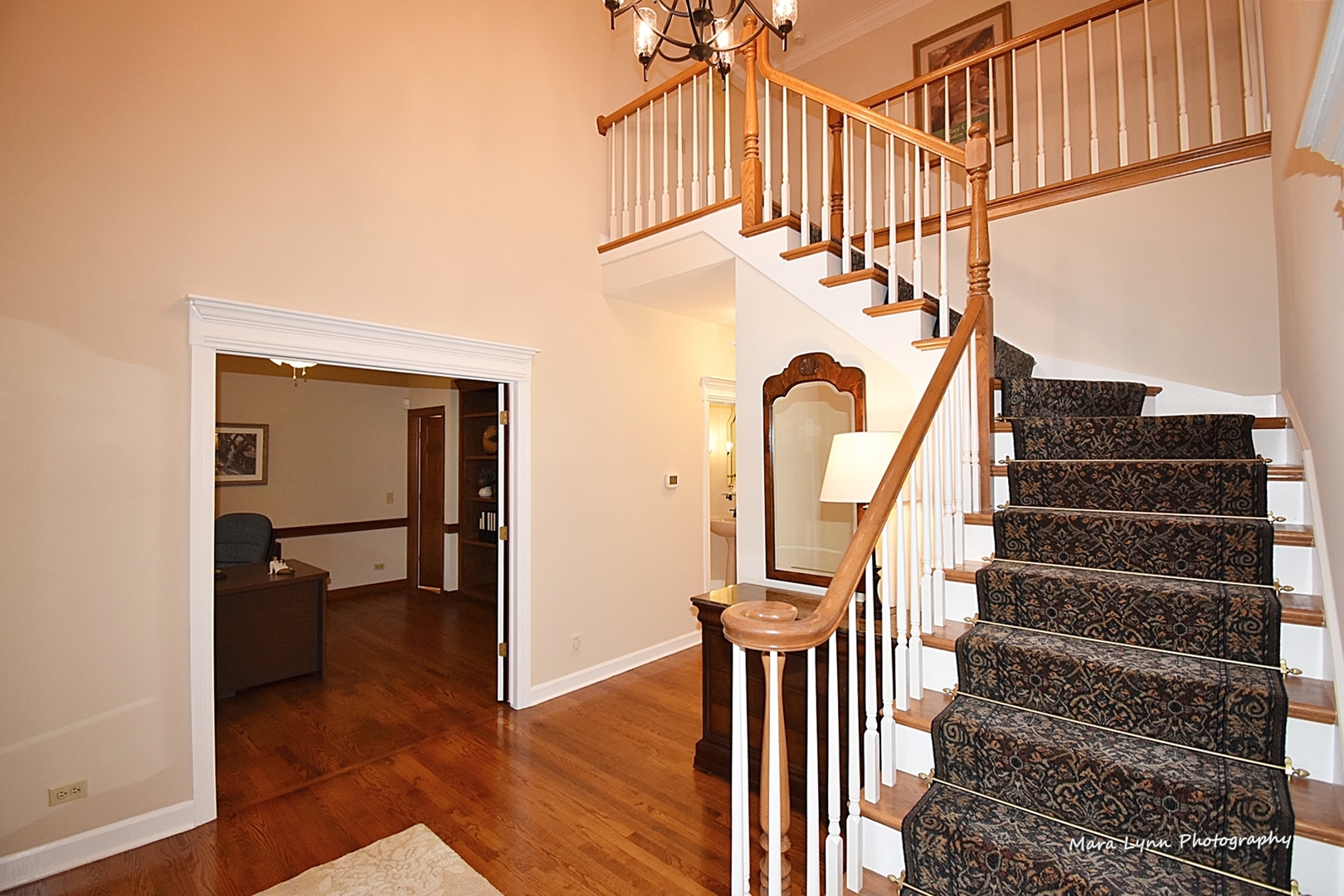 4N555 Hidden Oaks Road St. Charles, IL 60175 - Photo 18 of 41 a view of entryway and hall with wooden floor