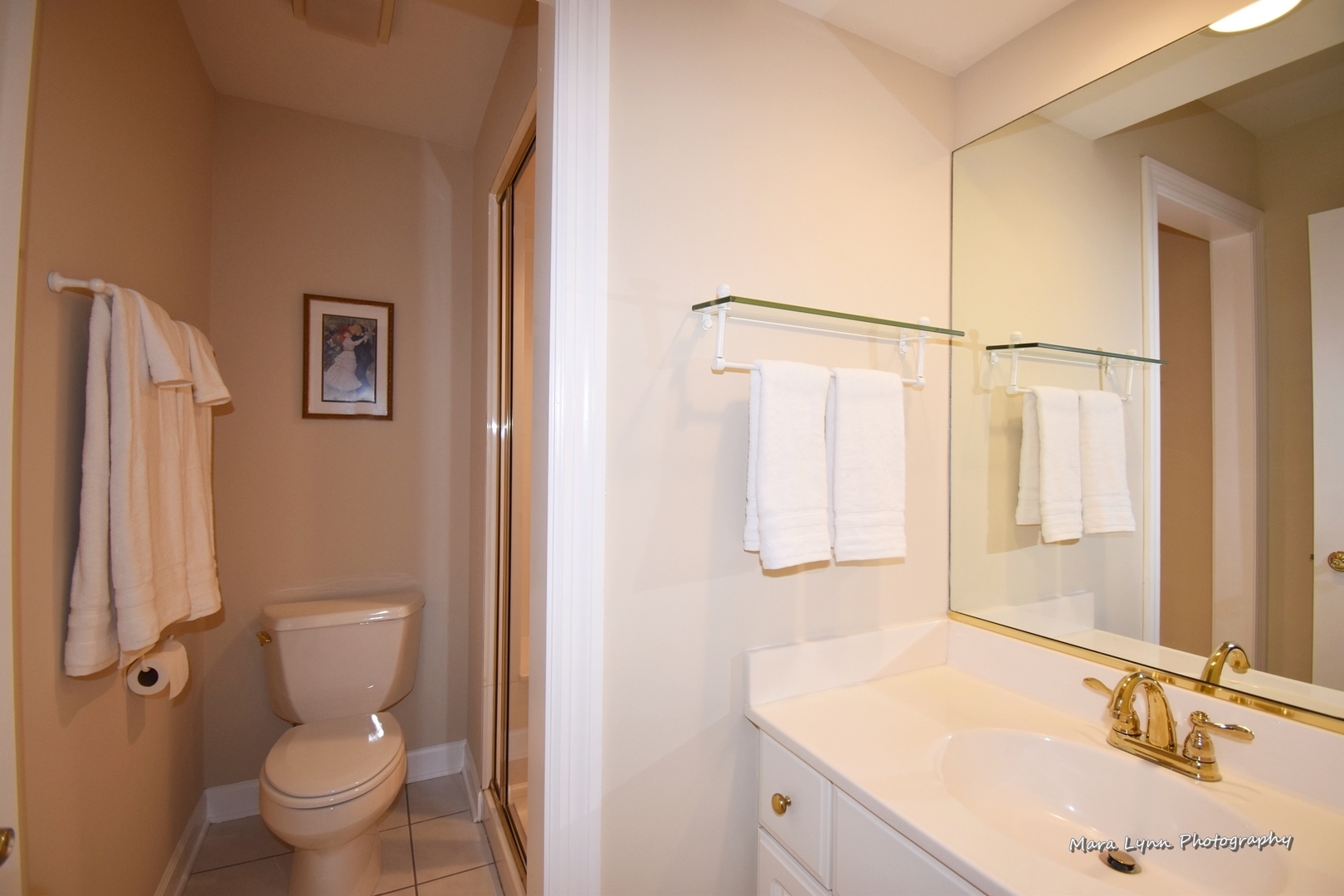 4N555 Hidden Oaks Road St. Charles, IL 60175 - Photo 29 of 41 a bathroom with a sink toilet and shower