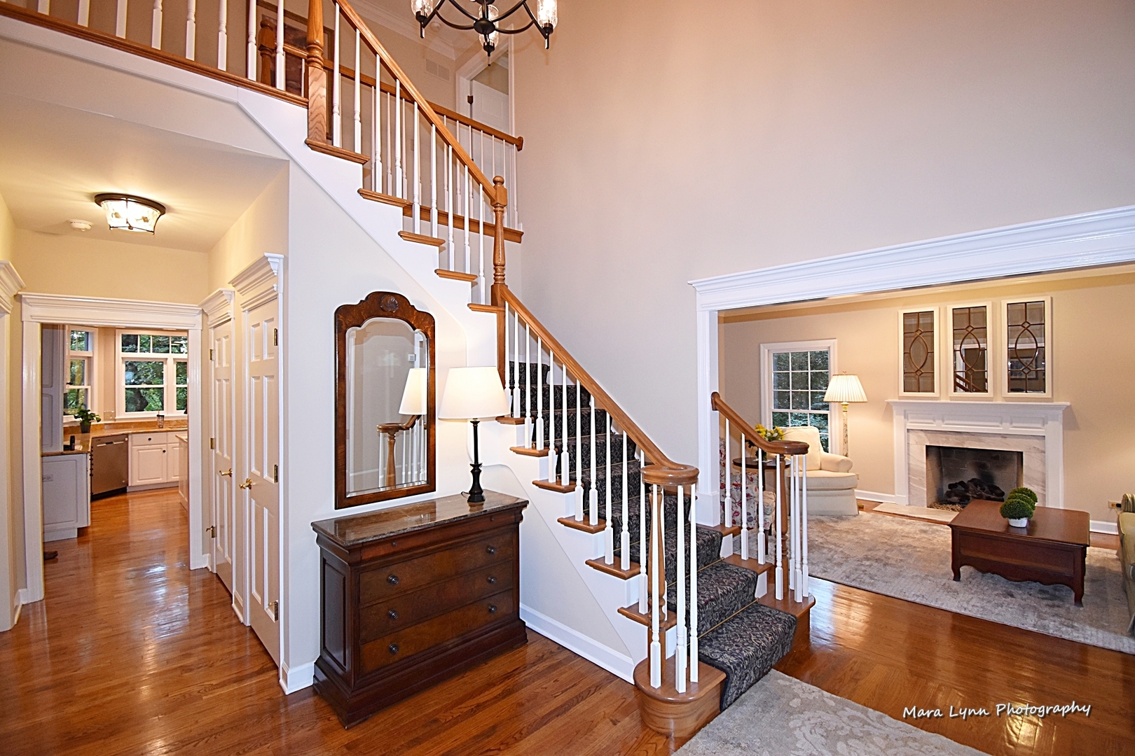 4N555 Hidden Oaks Road St. Charles, IL 60175 - Photo 6 of 41 a view of entryway livingroom and hall with wooden floor