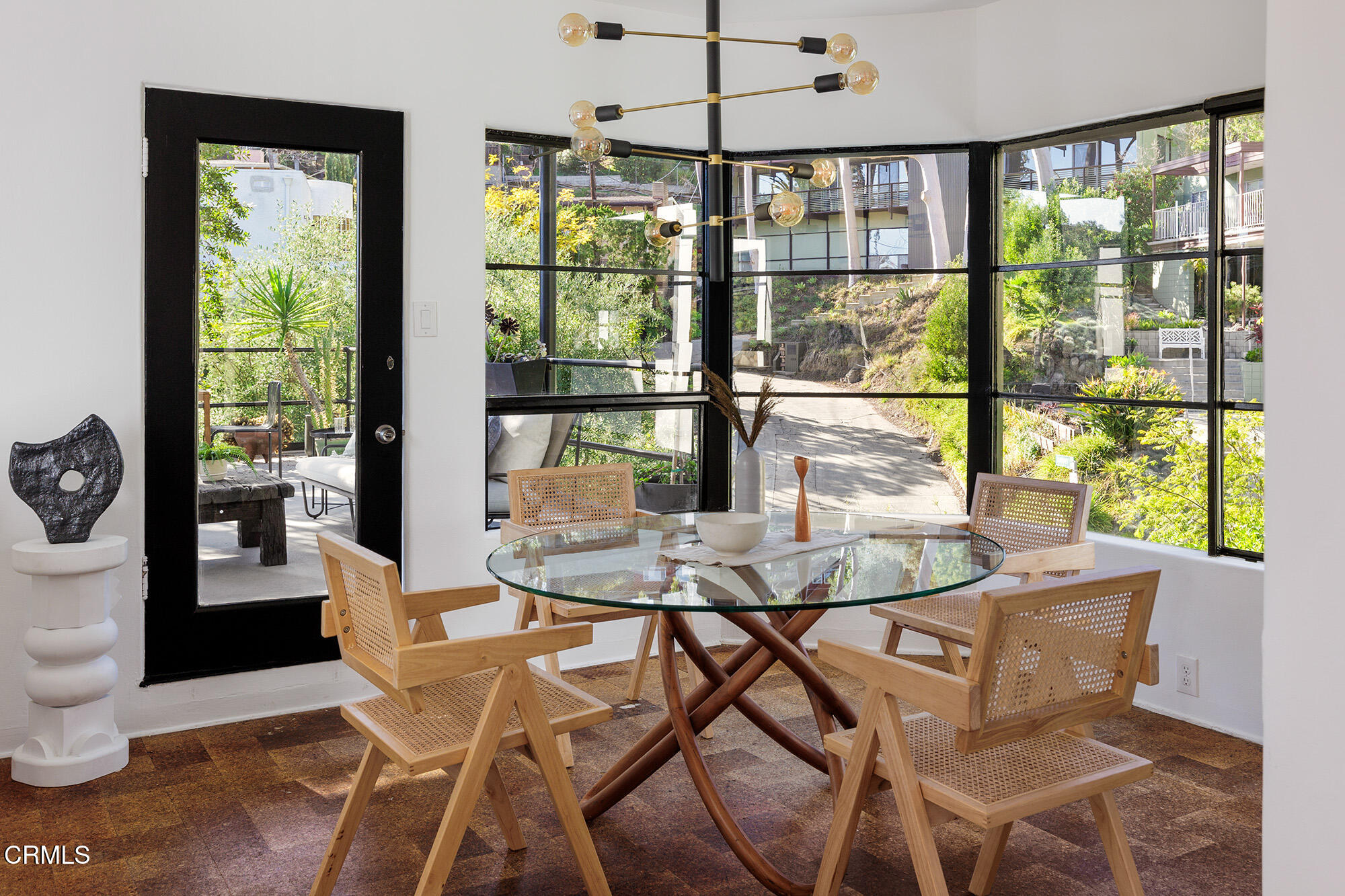 412 Glen Holly Drive Pasadena, CA 91105 - Photo 7 of 18 a view of a dining room with furniture window and outside view