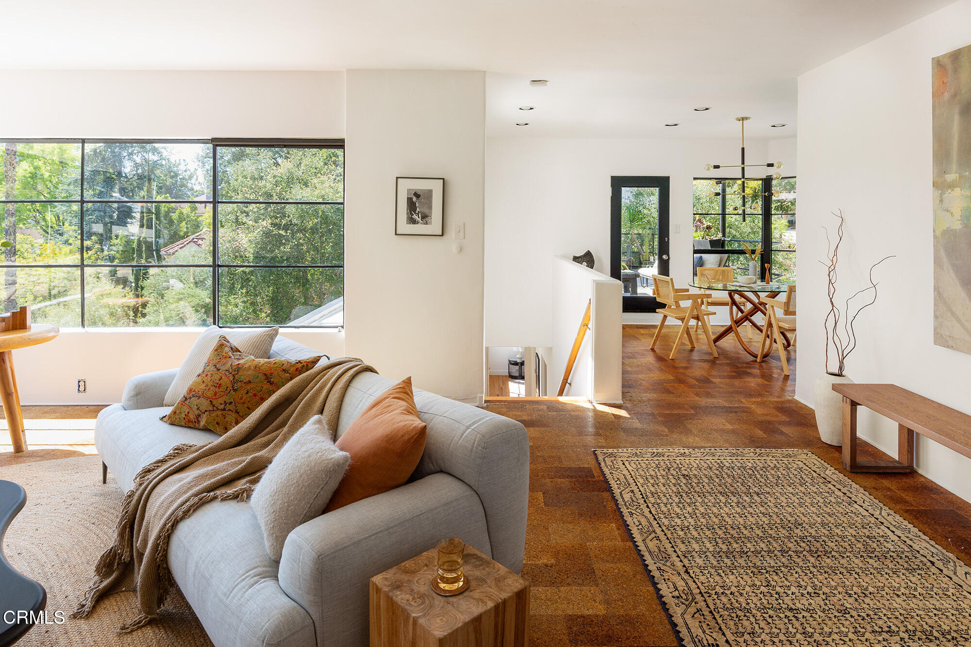 412 Glen Holly Drive Pasadena, CA 91105 - Photo 9 of 18 a living room with furniture and a large window