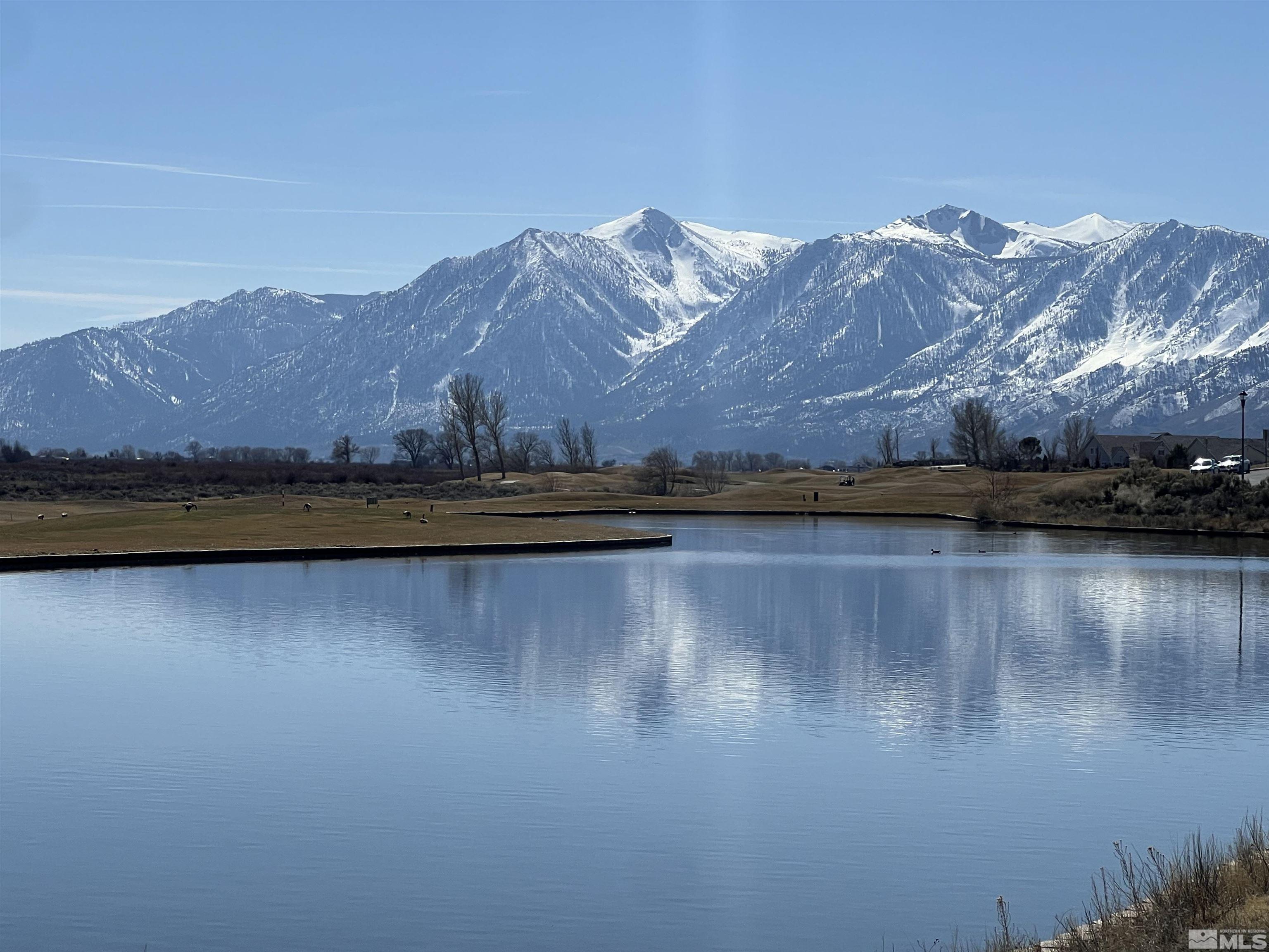 1085 Tee Drive Minden, NV 89423 - Photo 3 of 29 a view of a lake with a mountain