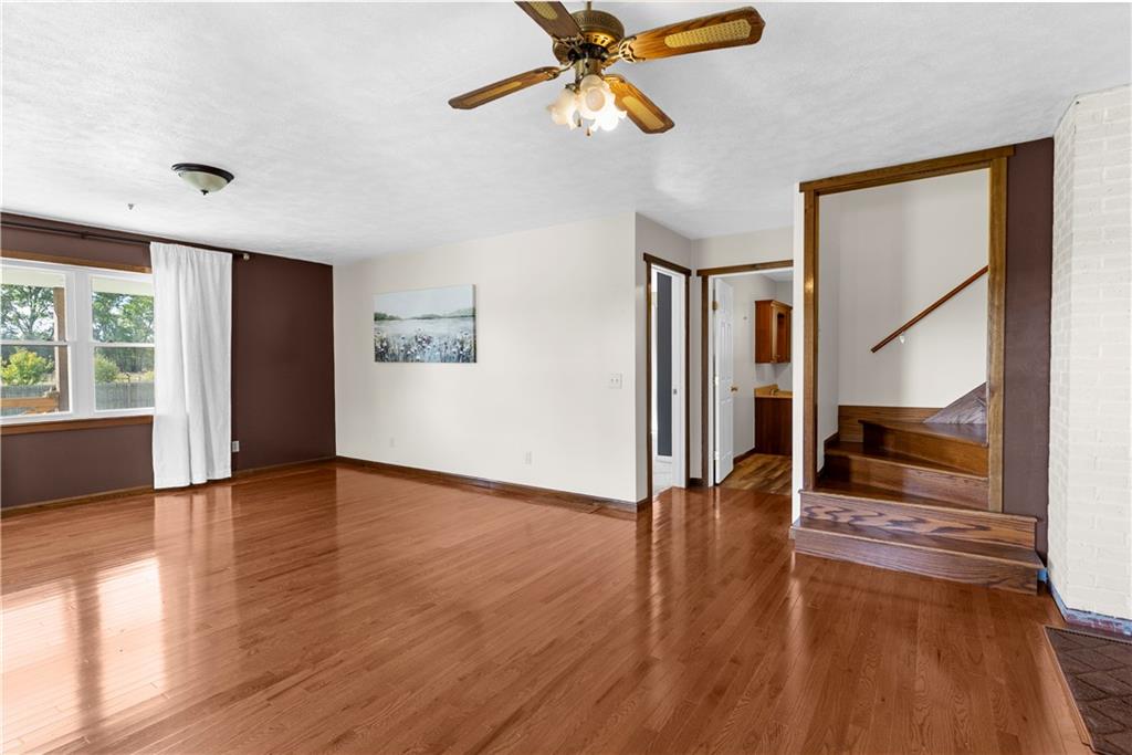 409 Bower Road Fredonia, PA 16124 - Photo 27 of 48 a view of an entryway with wooden floor and a window
