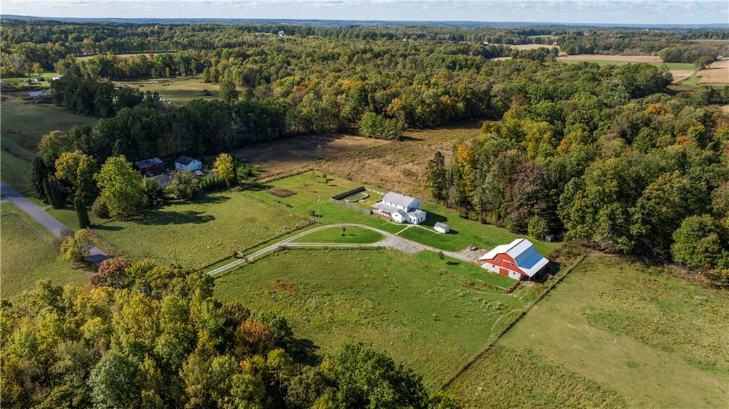 409 Bower Road Fredonia, PA 16124 - Photo 5 of 48 an aerial view of a residential houses with yard