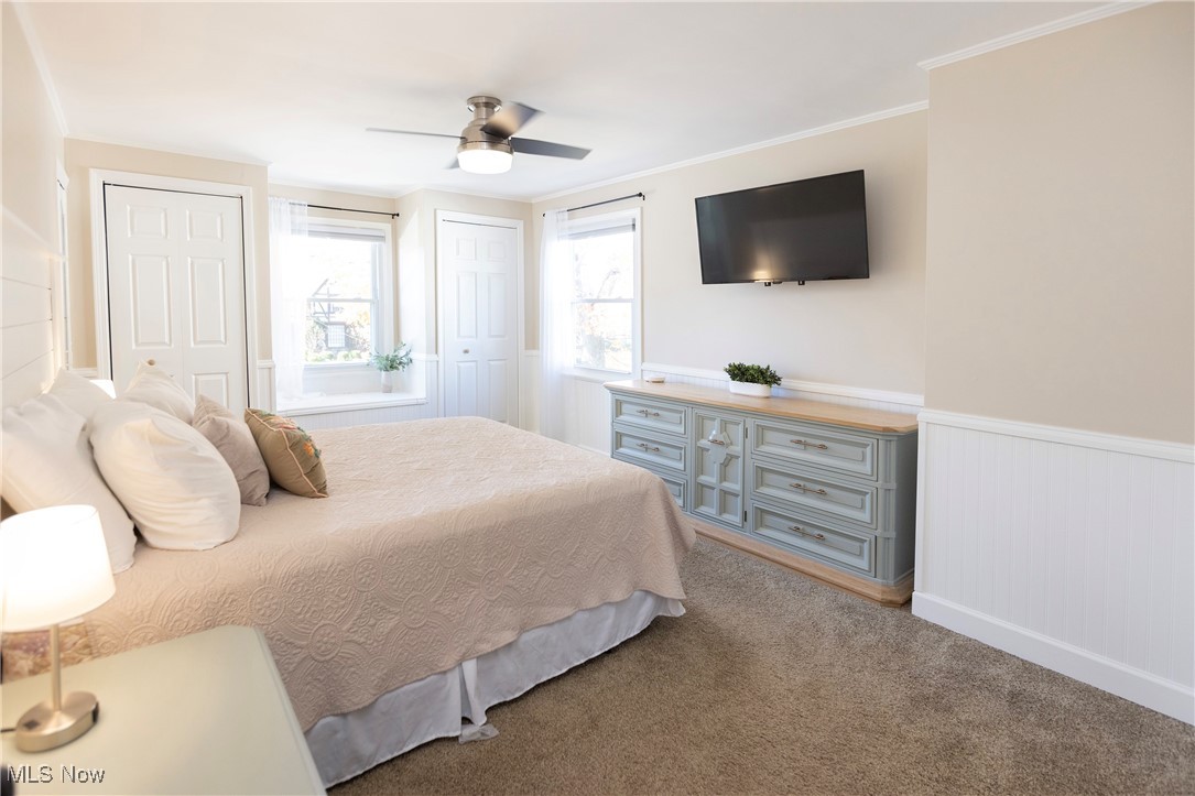 2783 Hampton Road Rocky River, OH 44116 - Photo 17 of 41 The master bedroom space easily holds a queen bed and 2 nightstands plus a side board!