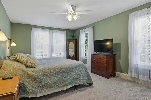 view of living room and window