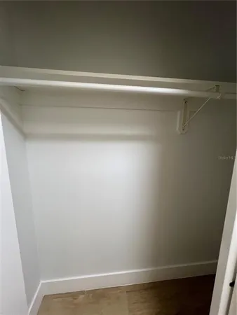 a close up view of racks on the wall
