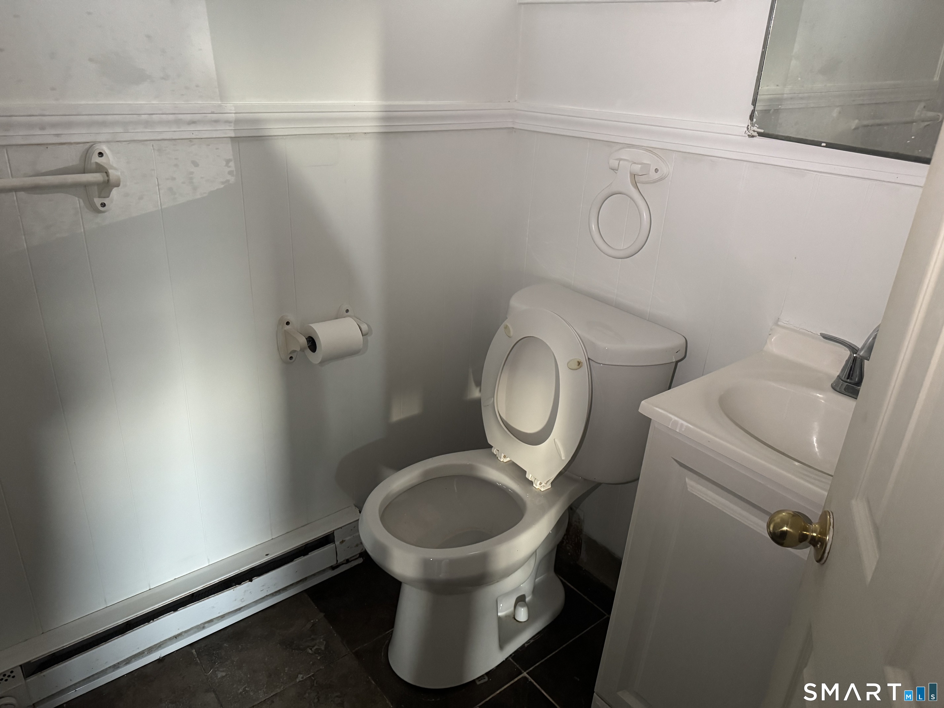 47 Pershing Drive, Unit 1 Ansonia, CT 06401 - Photo 21 of 21 a bathroom with a toilet and a sink
