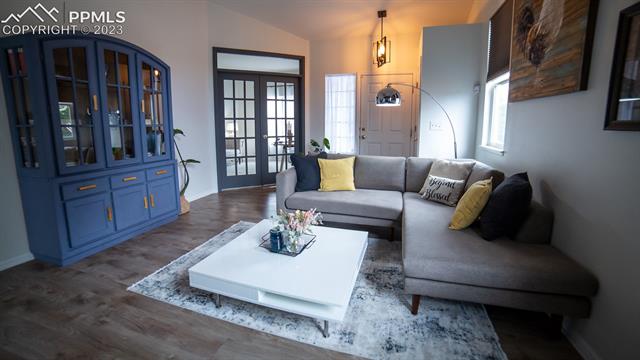 7808 Coffee Road Peyton, CO 80831 - Photo 5 of 6 Handsome French Doors to the 1st bedroom/ office