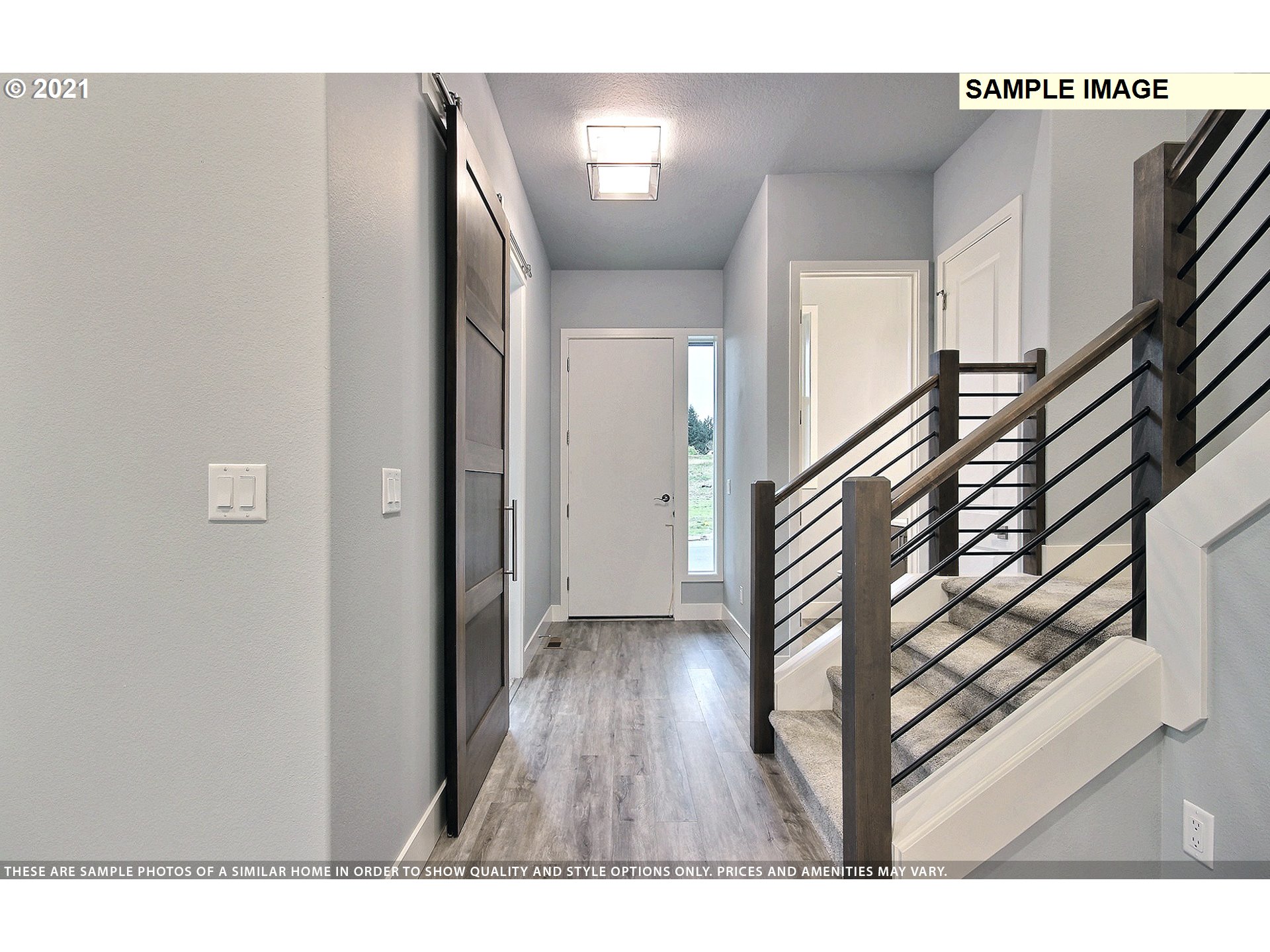 3338 Northwest Tanner Street Camas, WA 98607 - Photo 5 of 25 a view of entryway with wooden floor