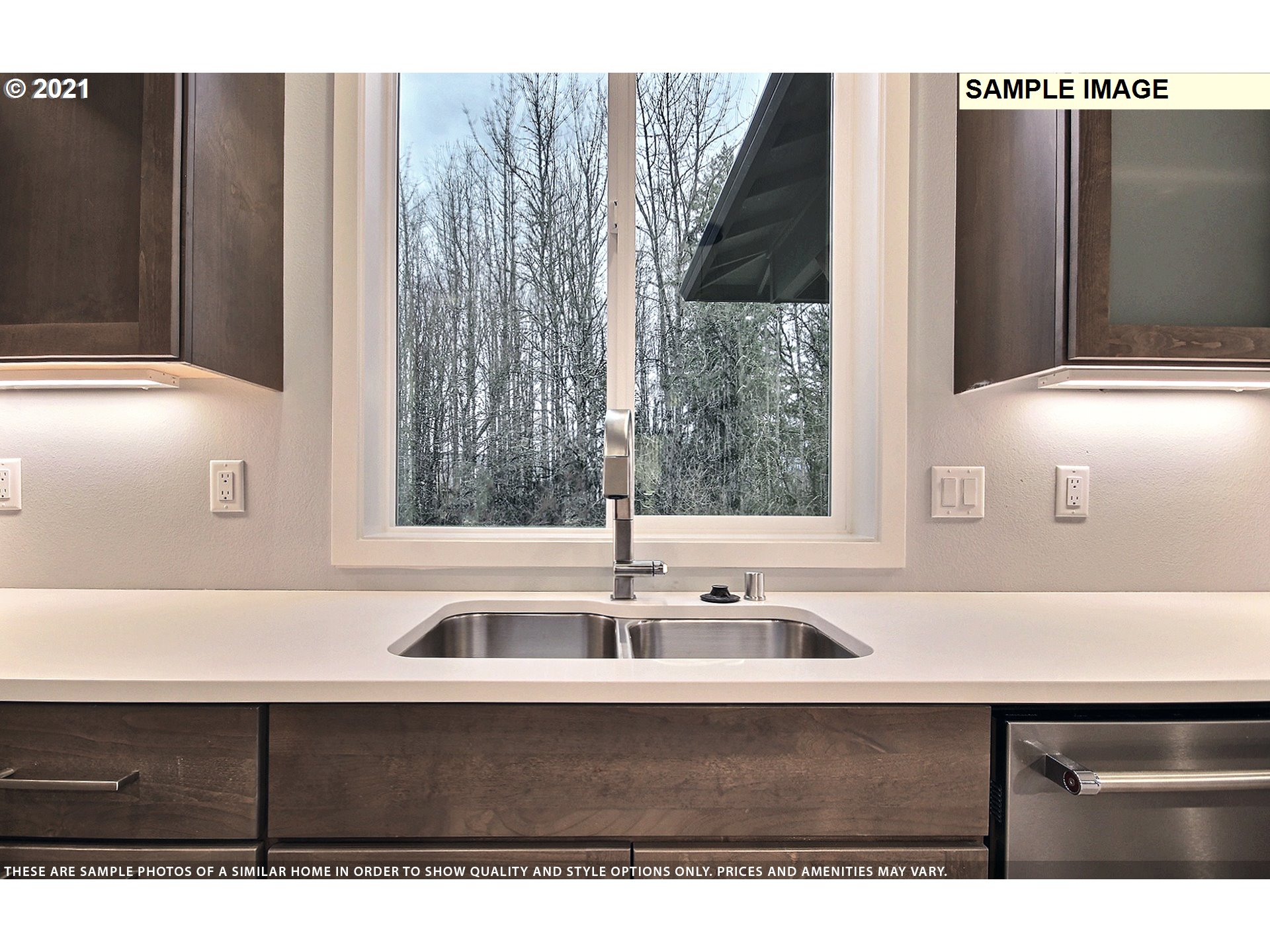 3338 Northwest Tanner Street Camas, WA 98607 - Photo 10 of 25 a bathroom with a sink and a mirror