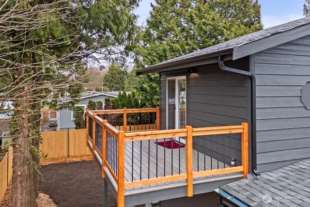 a view of a roof deck