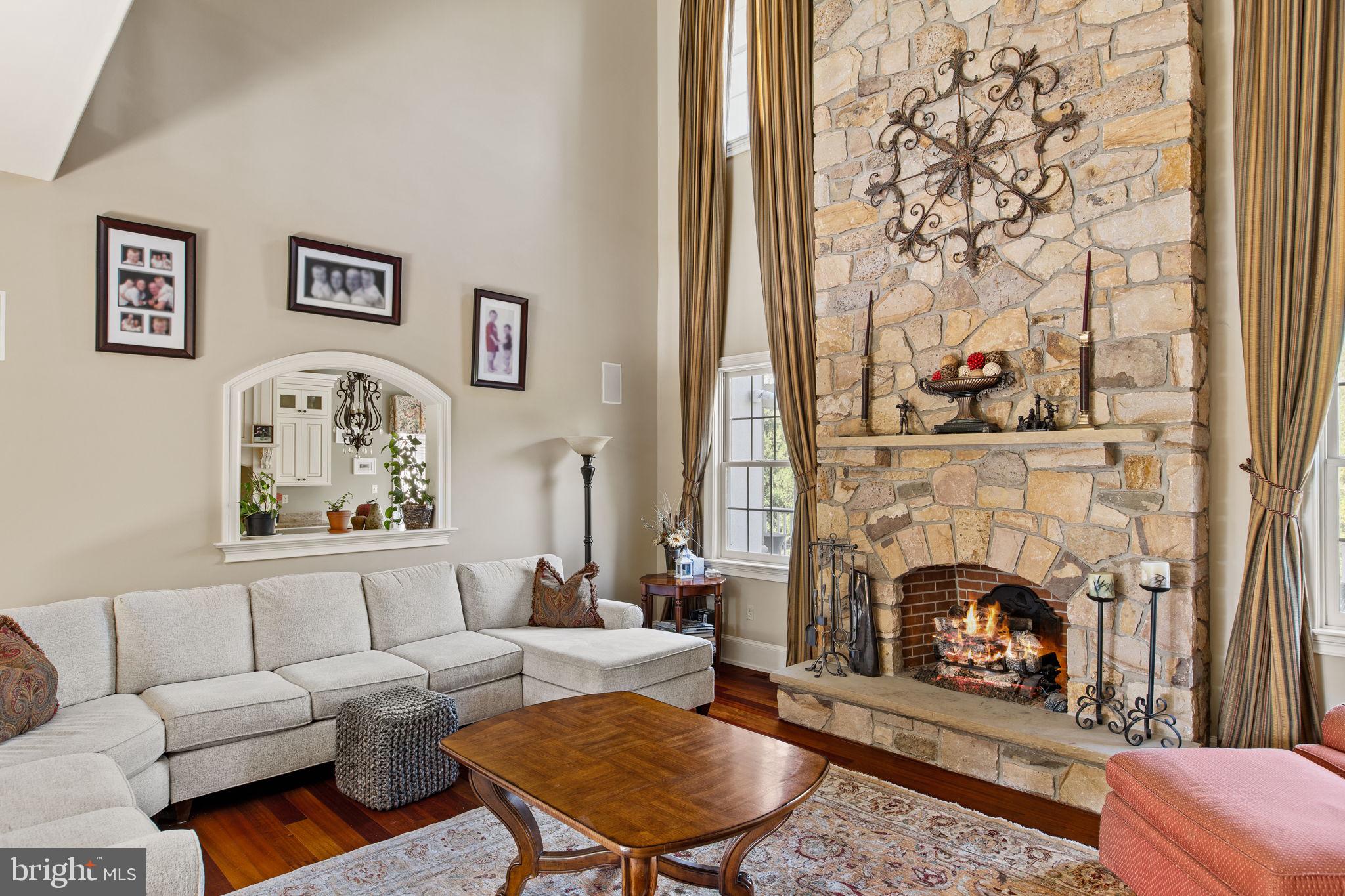 1519 Cedar Hill Road Lower Gwynedd, PA 19002 - Photo 22 of 95 a living room with furniture and a fireplace