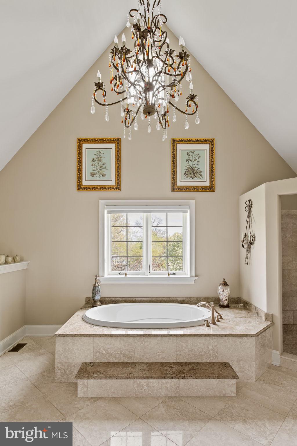 1519 Cedar Hill Road Lower Gwynedd, PA 19002 - Photo 43 of 95 a spacious bathroom with a tub sink and mirror