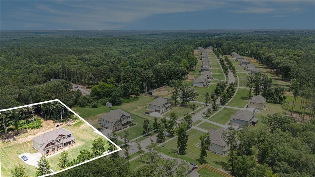 381 Homestead Circle Forsyth, GA 31029 - Photo 45 of 49 an aerial view of residential house with outdoor space
