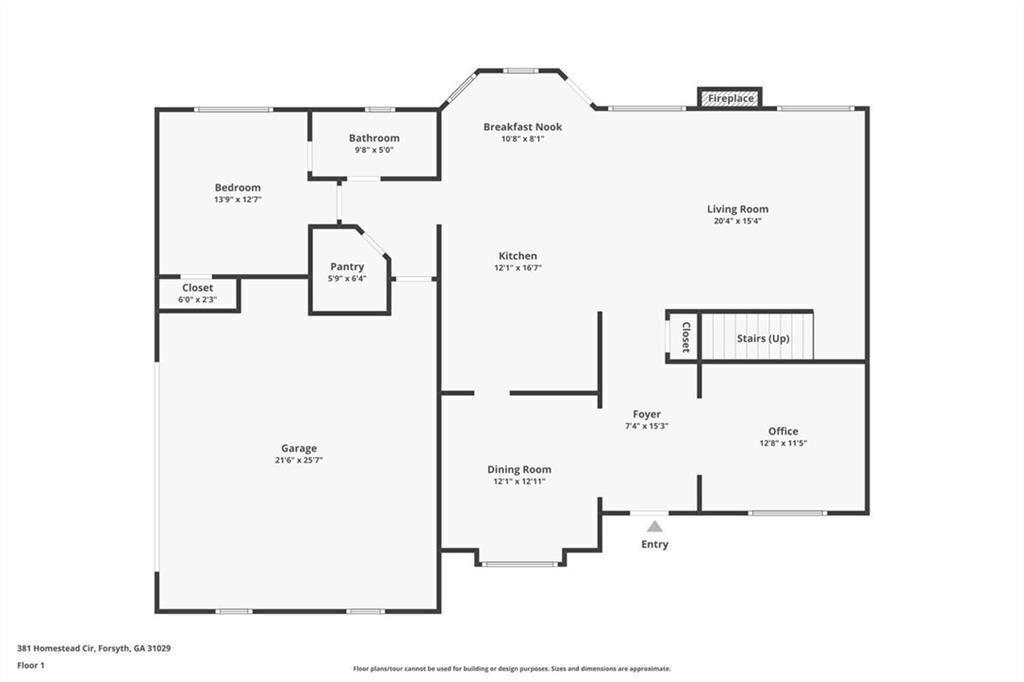 381 Homestead Circle Forsyth, GA 31029 - Photo 48 of 49 a picture of a bathroom with a refrigerator