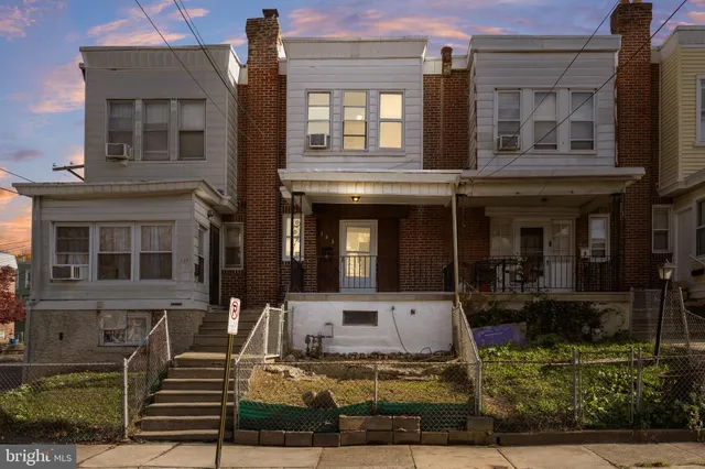 front view of the brick house