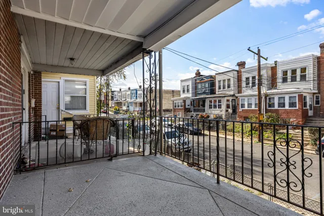 a view of city from balcony