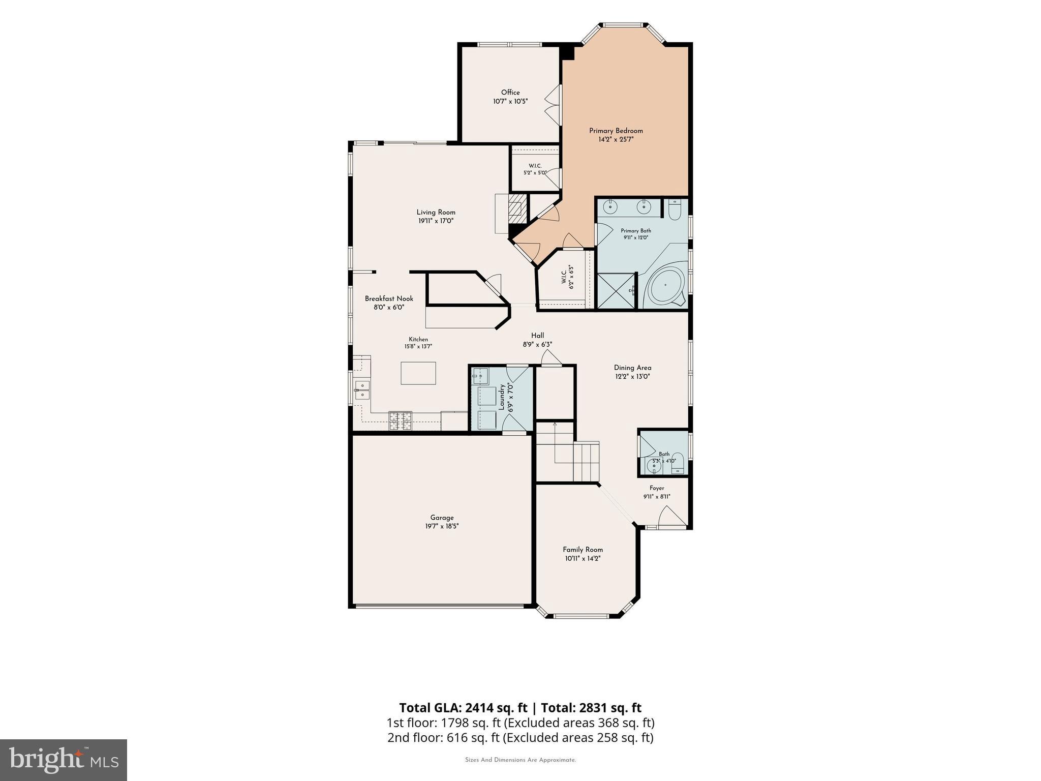 17 Brentwood Road Boothwyn, PA 19061 - Photo 25 of 26 First Floor Plan