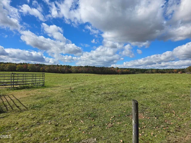 a view of an ocean from a yard