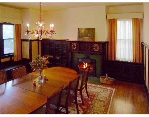 6317 Darlington Road Pittsburgh, PA 15217 - Photo 6 of 18 Dining Room. Fireplace in dining room.