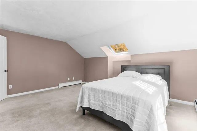 a view of a house with snow on the wall