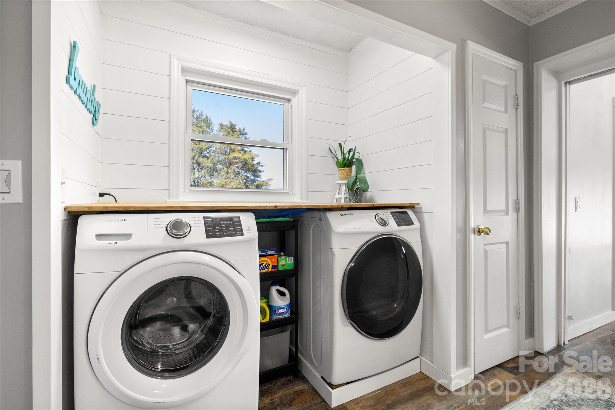 4790 Polk Ford Road Stanfield, NC 28163 - Photo 19 of 45 a utility room with dryer and washer