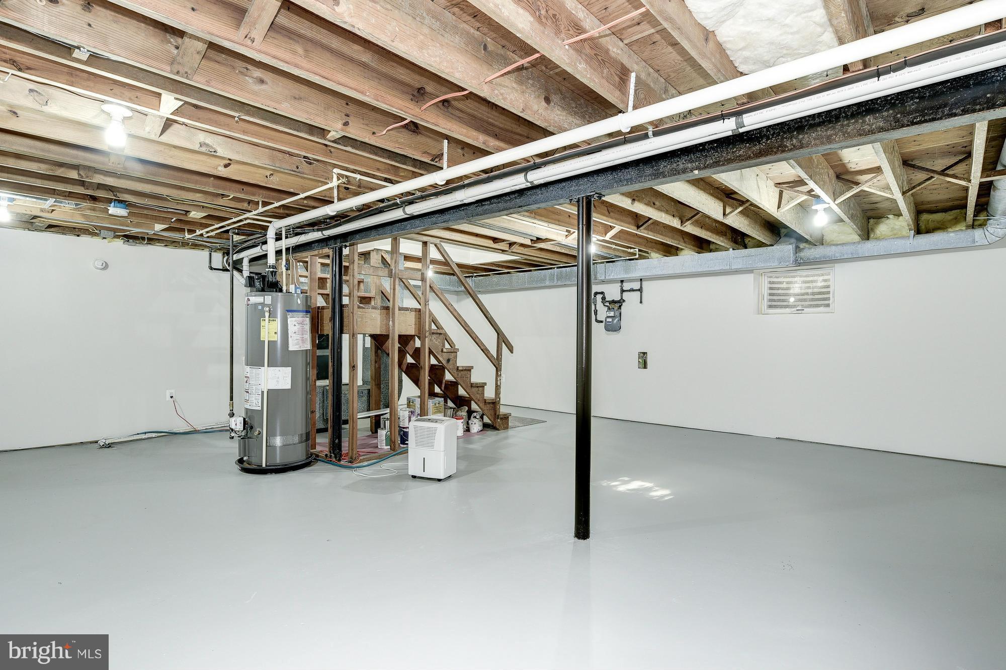 8207 Postoak Road Potomac, MD 20854 - Photo 28 of 30 Newly Drywalled Basement