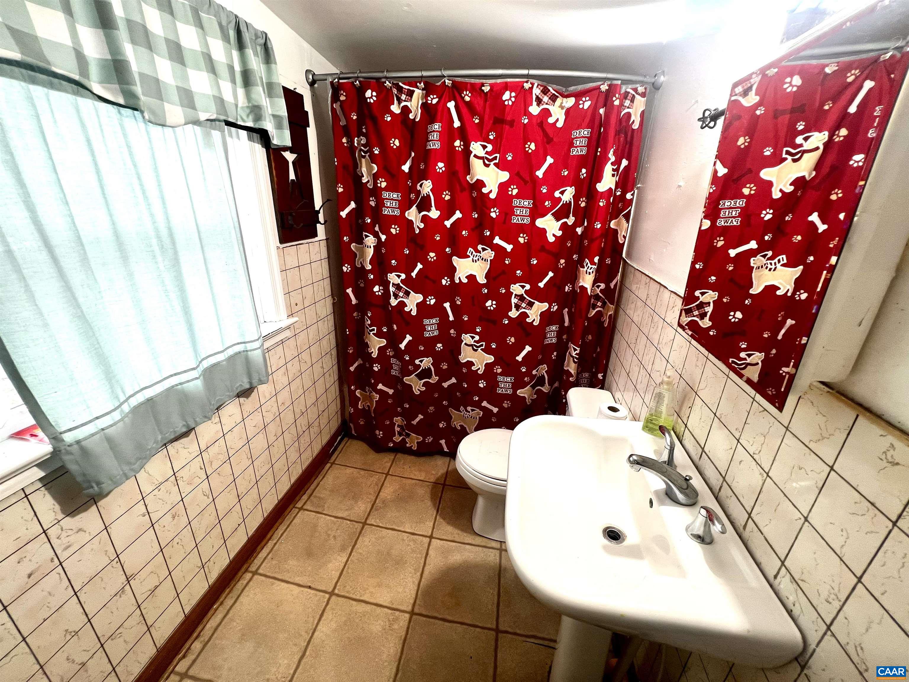 2753 Ridge Road Arvonia, VA 23004 - Photo 10 of 16 a bathroom with a sink and mirror