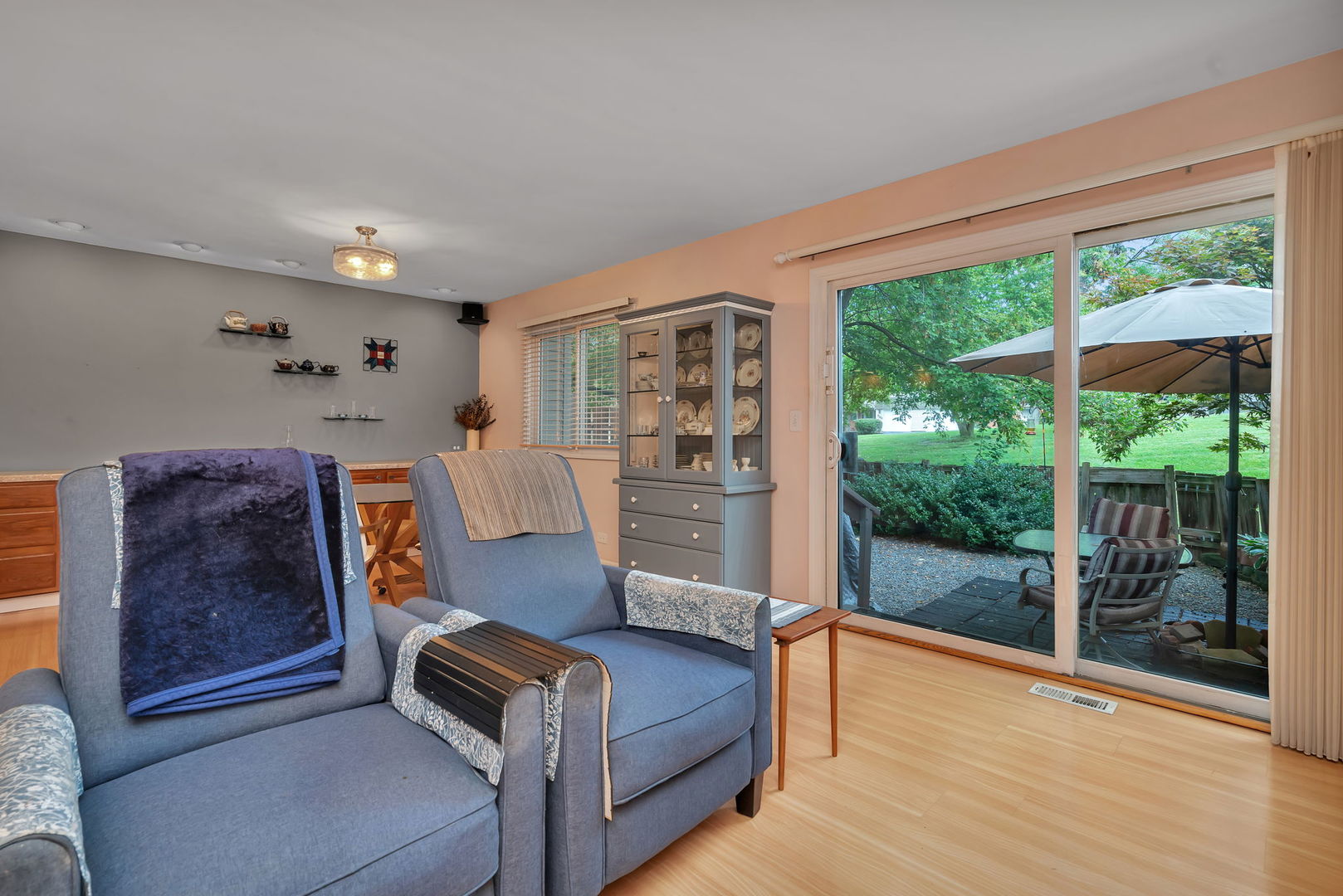 522 Julie Road Bolingbrook, IL 60440 - Photo 7 of 28 a living room with furniture and a large window