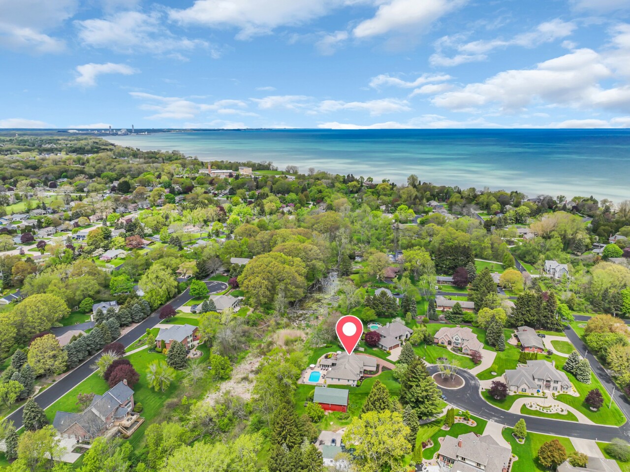 8 Lake Pointe Circle Wind Point, WI 53402 - Photo 30 of 32 Close of Lake Michigan
