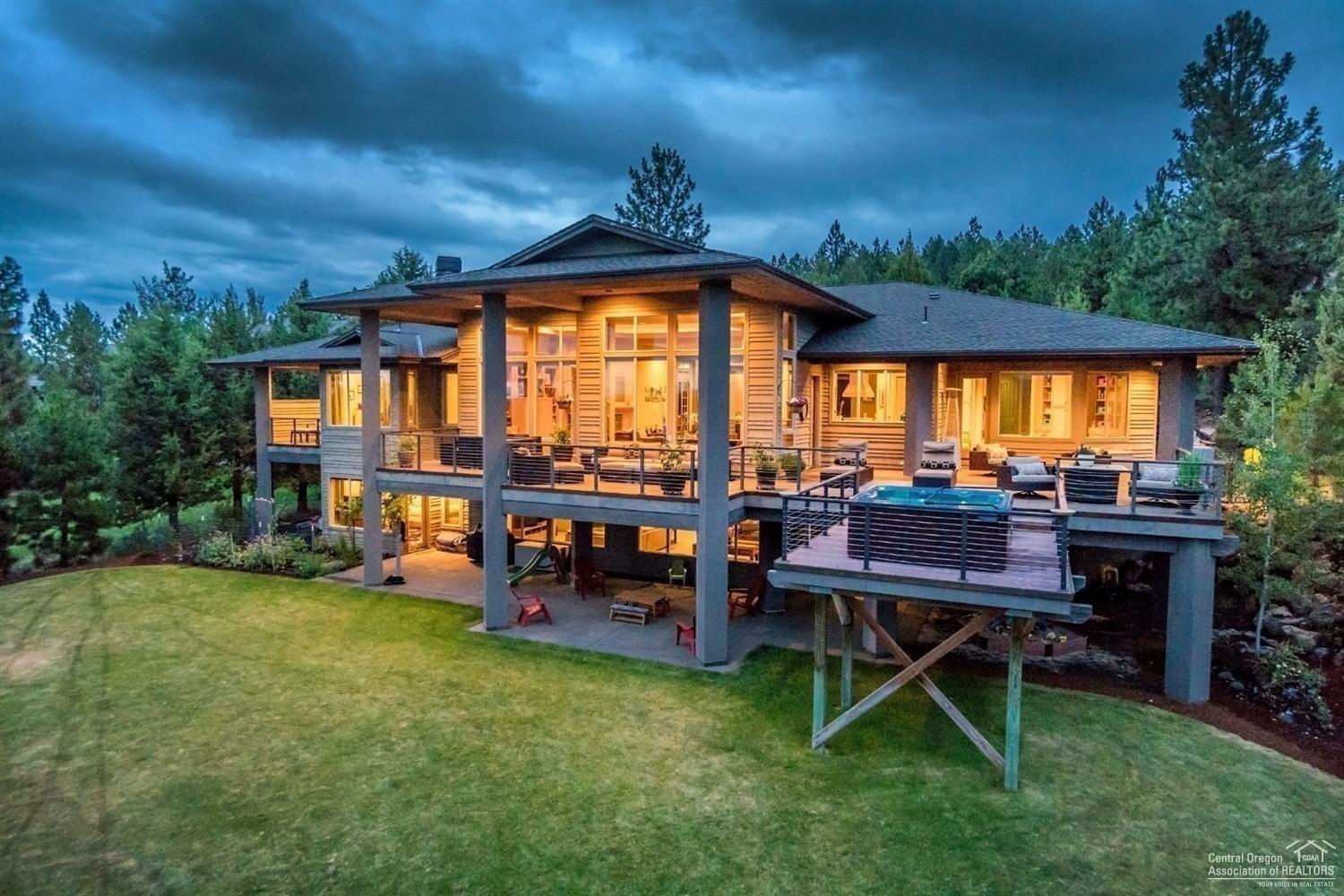 3155 Northwest Metke Place Bend, OR 97703 - Photo 1 of 22 Back view of the house. 1297 SF deck wit