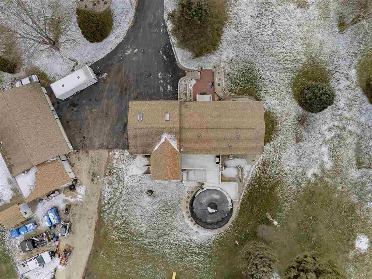 9119 Montague Road Winnebago, IL 61088 - Photo 32 of 36 an aerial view of a house with outdoor space