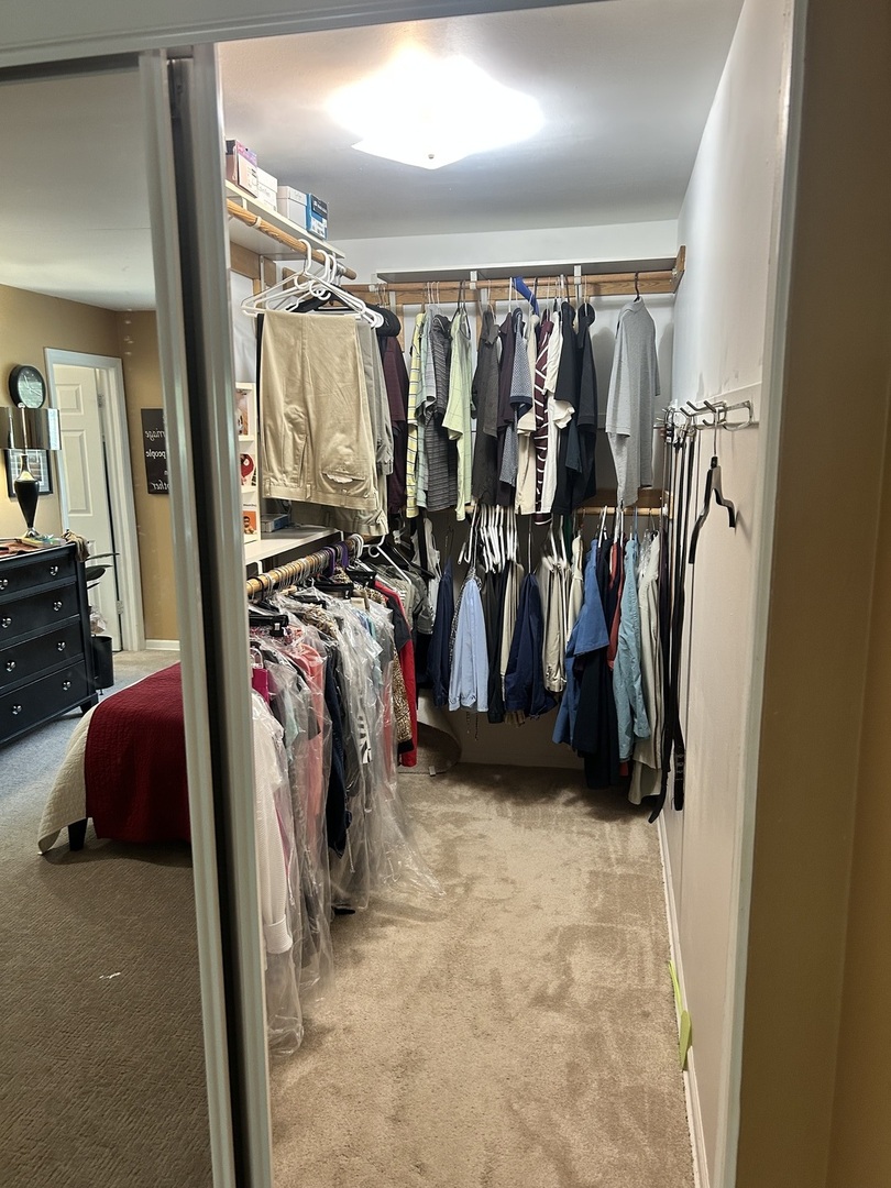 18751 Kings Road Homewood, IL 60430 - Photo 16 of 35 a view of walk in closet with clothes and shoes